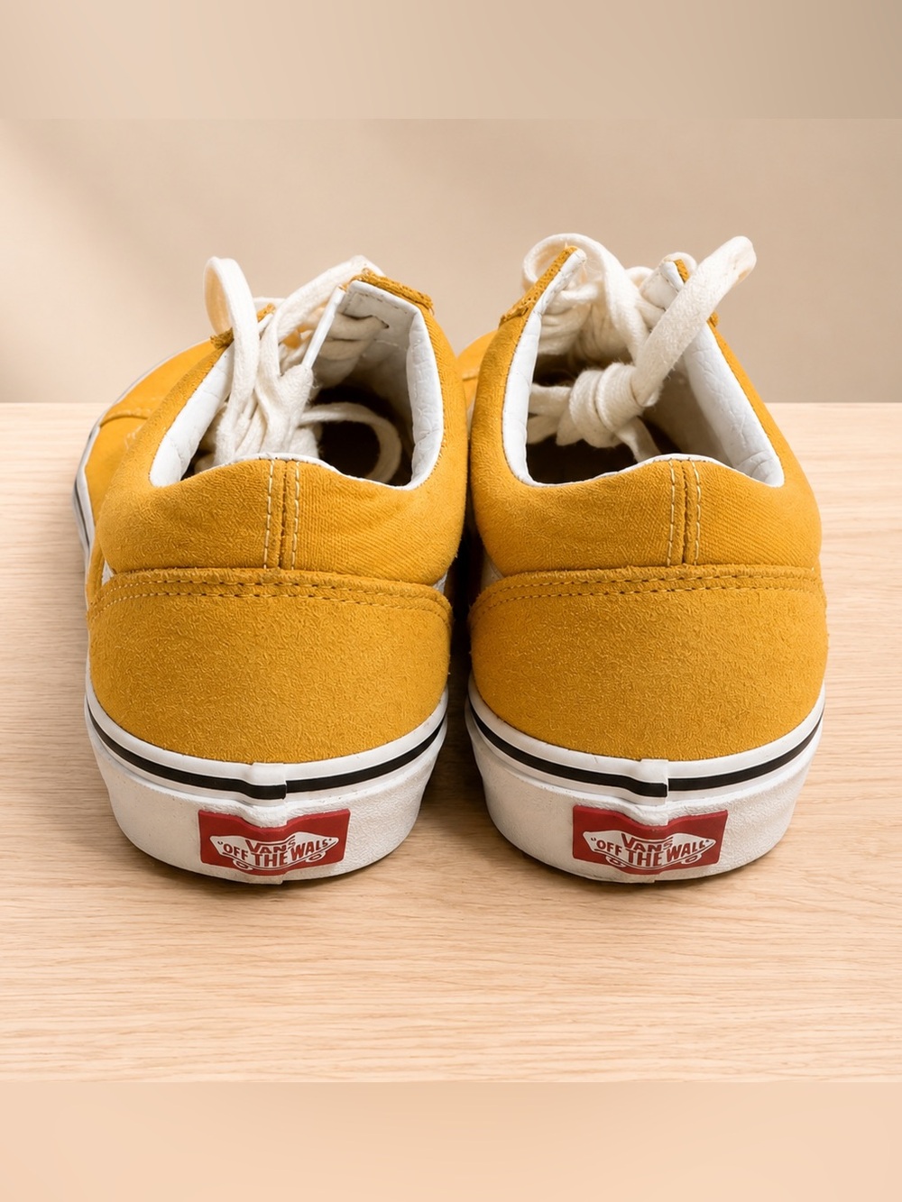 Vans Old Skool Suede Sneakers in Mustard Yellow - Picture 2 of 5